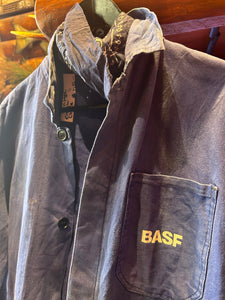 Vintage French Chore Jacket BASF, Medium