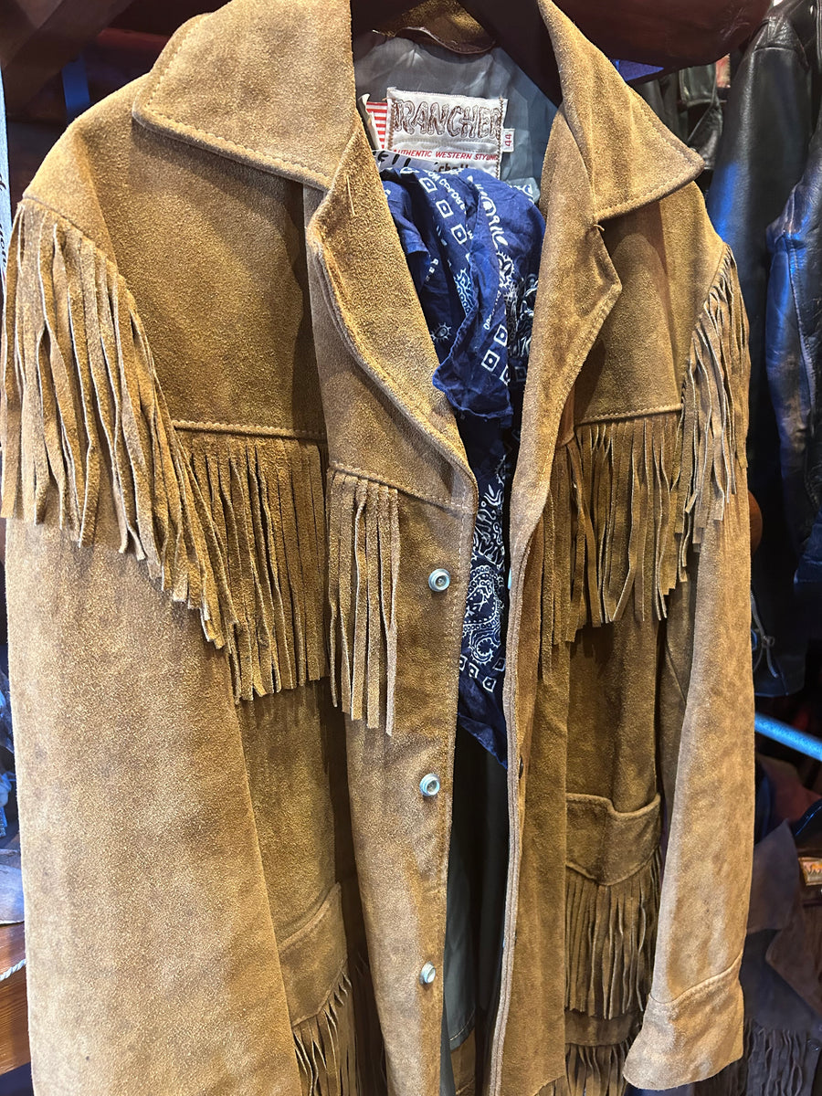 70's〜 Rancher by Schott Suede Vest Small 70s Schott Suede Rancher Western Vest / Trucker Style
