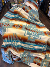 Load image into Gallery viewer, PENDLETON CHIEF JOSEPH AQUA BLANKET