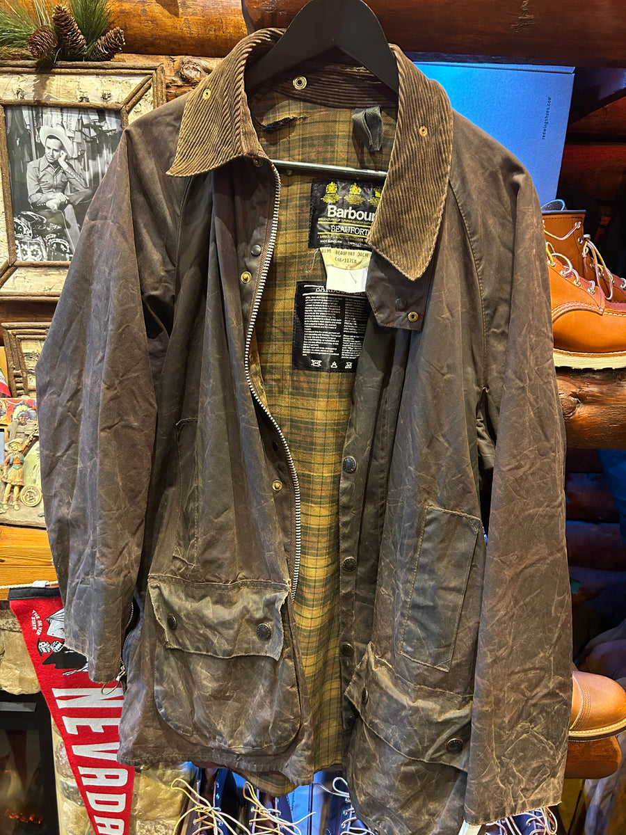 maro様売約済Deadstock 00s Barbour beaufort M Vintage Barbour Beaufort Rust Brown Wax Jacket, L-XL – Midwest Trader