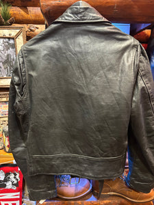 Vintage Excelled 60's-70s Leather Biker Jacket, 40 Small