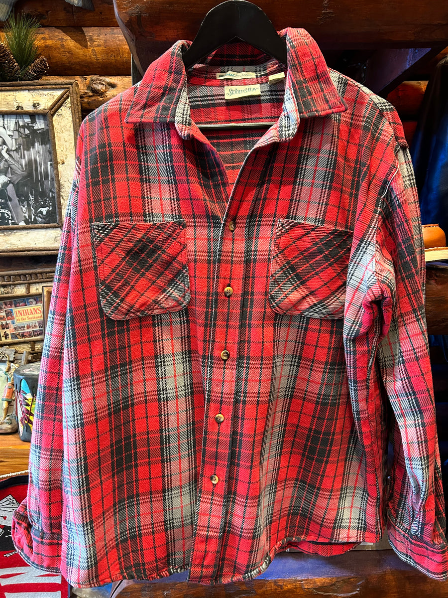 ST JOHN fS BAY/80s/Heavy flannel/BIG MAC/Flannel shirt/M