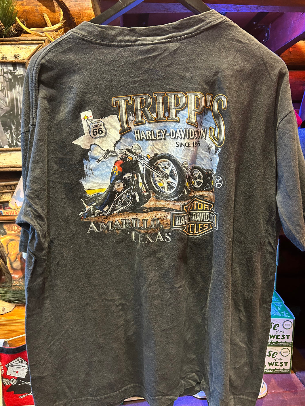Vintage Tripp Texas Harley, Large