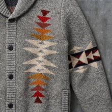 Load image into Gallery viewer, Pendleton Tuscon Grey Shetland Cardigan