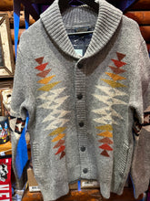 Load image into Gallery viewer, Pendleton Tuscon Grey Shetland Cardigan
