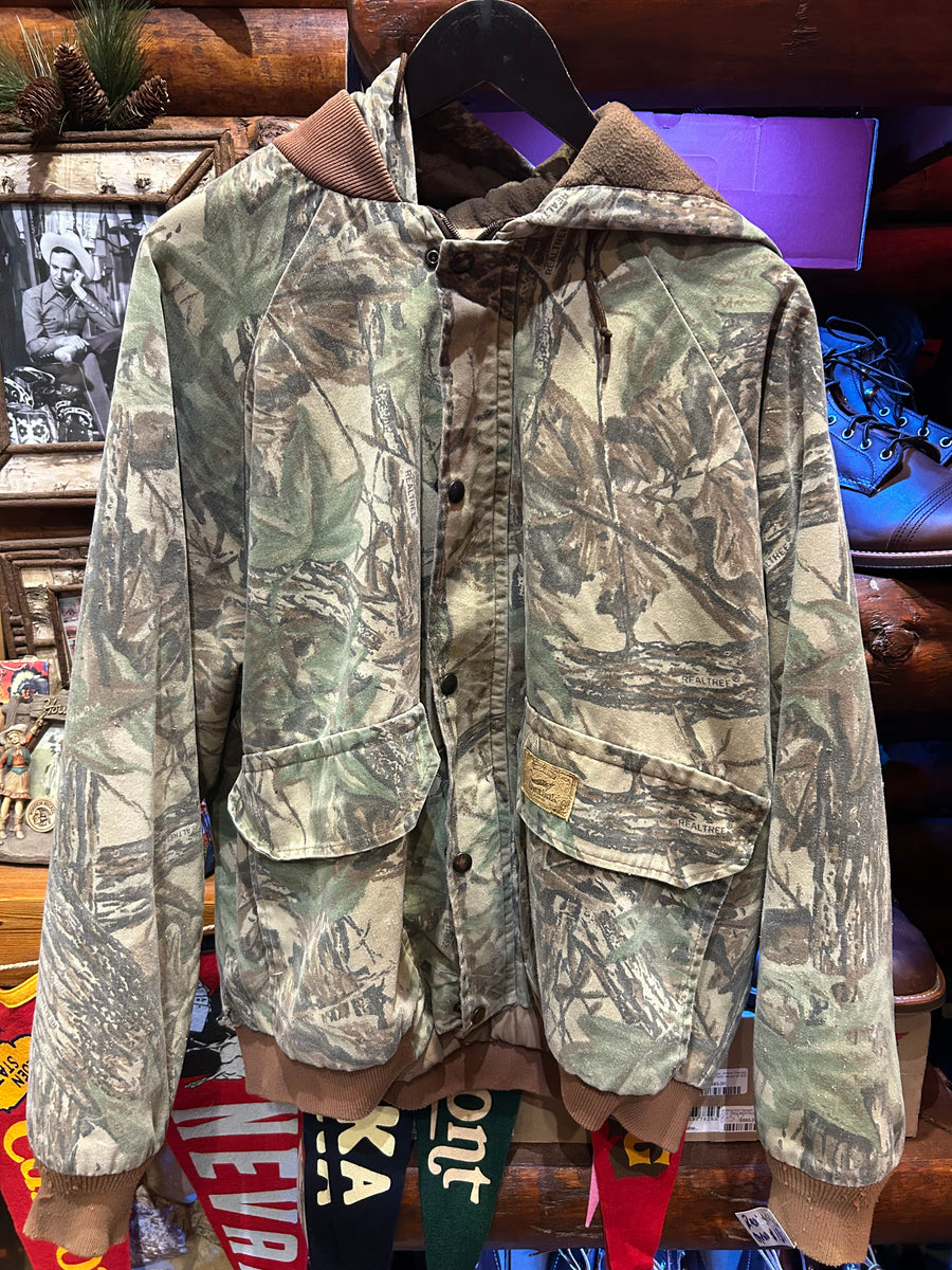 Vintage Duxbak Real Tree Camo Jacket XS Small Midwest Trader