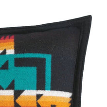 Load image into Gallery viewer, PENDLETON. CHIEF JOSEPH, BLACK PILLOW.