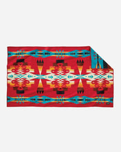 Load image into Gallery viewer, PENDLETON. SADDLE BLANKET, TUSCON, RED.