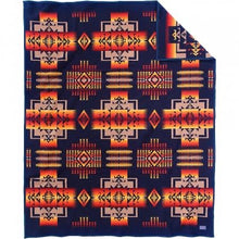 Load image into Gallery viewer, PENDLETON. CHIEF JOSEPH, INDIGO BLANKET ROBE.