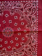 Load image into Gallery viewer, HAV-A-HANK New Dark Red Bandana. USA MADE