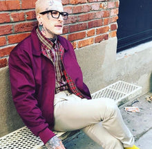 Load image into Gallery viewer, Relco Harrington jacket. WINE