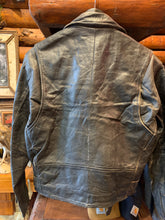 Load image into Gallery viewer, Vintage Distressed Petrol Biker Jacket, Small