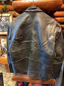 Vintage Heavyweight Biker Jacket, XXL-XXXL