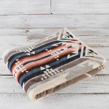 Load image into Gallery viewer, PENDLETON WHITE SANDS TAN XL JACQUARD BEACH TOWEL