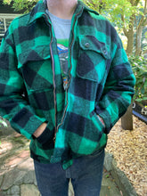 Load image into Gallery viewer, Rare & Very Collectable FIVE BROTHERS 1950's-60s Union Made Wool Lumberjacket. NY, Large