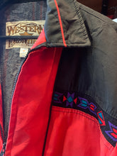 Load image into Gallery viewer, Vintage Rarer Cut Western Frontier Southwest Workwear Bomber. Large