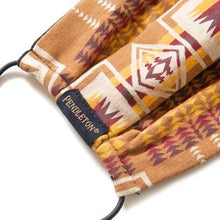 Load image into Gallery viewer, Pendleton Face Mask, Harding Tan -Adjustable Ear Loops