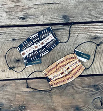 Load image into Gallery viewer, Pendleton Face Mask, Harding Tan -Adjustable Ear Loops