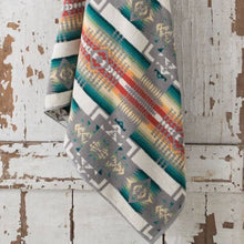 Load image into Gallery viewer, PENDLETON CHIEF JOSEPH GREY XL JACQUARD BEACH TOWEL.