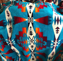 Load image into Gallery viewer, PENDLETON TUSCON TURQUOISE XL JACQUARD BEACH TOWEL.