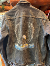 Load image into Gallery viewer, Vintage Rare Harley Davidson Brand Denim Jacket, Perfect Fade, M-L. FREE POSTAGE