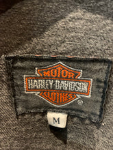 Load image into Gallery viewer, Vintage Rare Harley Davidson Brand Denim Jacket, Perfect Fade, M-L. FREE POSTAGE