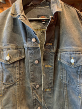 Load image into Gallery viewer, Vintage Rare Harley Davidson Brand Denim Jacket, Perfect Fade, M-L. FREE POSTAGE