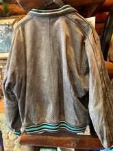 Load image into Gallery viewer, Rare Collectable Avirex Of New York Suede Bomber Patched. Large. FREE POSTAGE