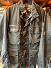 Load image into Gallery viewer, Rare English Belstaff EST 1924 Classic Waterproof Gentlemans Motorcycle Jacket, Large. FREE POSTAGE