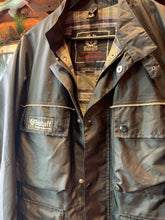 Load image into Gallery viewer, Rare English Belstaff EST 1924 Classic Waterproof Gentlemans Motorcycle Jacket, Large. FREE POSTAGE
