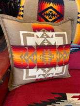 Load image into Gallery viewer, Pendleton Chief Joseph Khaki Cushion, Portland.