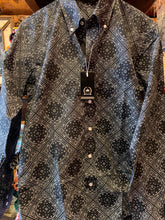 Load image into Gallery viewer, Relco of London, Est 1963 Paisley Shirt, Bandana Black