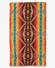 Load image into Gallery viewer, PENDLETON XL SIERRA RIDGE JACQUARD TOWEL, TAN. FREE POSTAGE