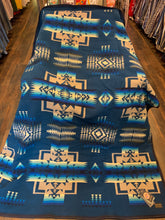 Load image into Gallery viewer, Pendleton Chief Joseph Aegean Blue Wool Blanket, Portland