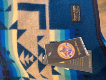 Load image into Gallery viewer, Pendleton Chief Joseph Aegean Blue Wool Blanket, Portland