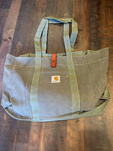 Load image into Gallery viewer, 1. Olive Fade Carhartt Rework Tote
