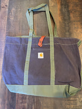 Load image into Gallery viewer, 4. Charcoal Rework Carhartt Tote
