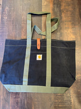 Load image into Gallery viewer, 6. Navy Rework Carhartt Tote
