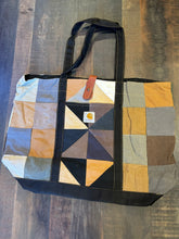 Load image into Gallery viewer, 7. Patchwork Rework Carhartt Tote
