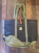 Load image into Gallery viewer, 14. Navy Rework Carhartt Tote
