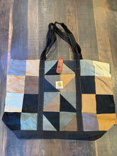 Load image into Gallery viewer, 25. Patchwork Rework Carhartt Tote
