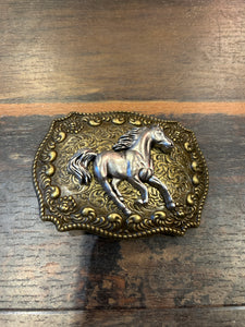 Brass Horse Buckle
