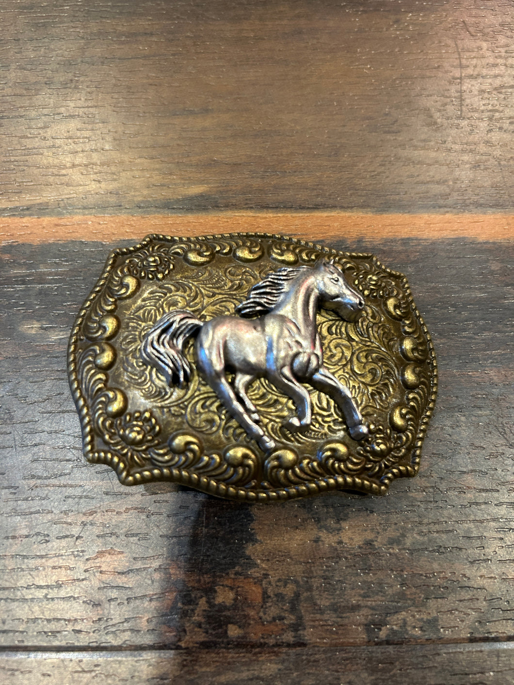 Brass Horse Buckle