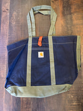 Load image into Gallery viewer, 27. Navy Rework Carhartt Tote

