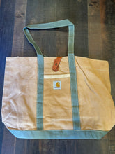 Load image into Gallery viewer, 28. Light Tan Rework Carhartt Tote
