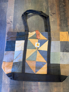 36. Patchwork Rework Carhartt Tote