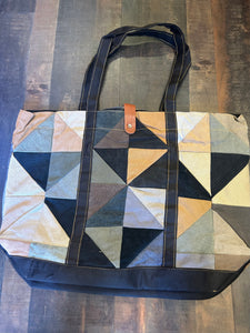 36. Patchwork Rework Carhartt Tote