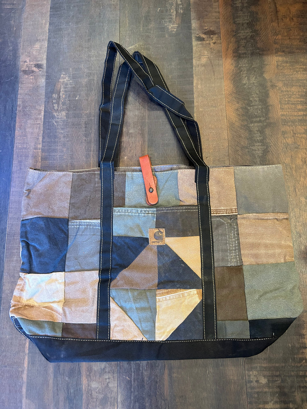 39. Patchwork Rework Carhartt Tote