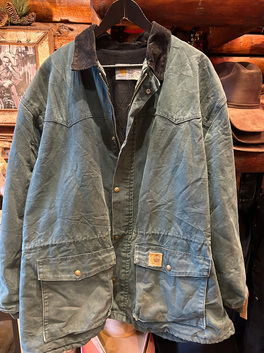 Green Vintage Carhartt Jacket, XXL