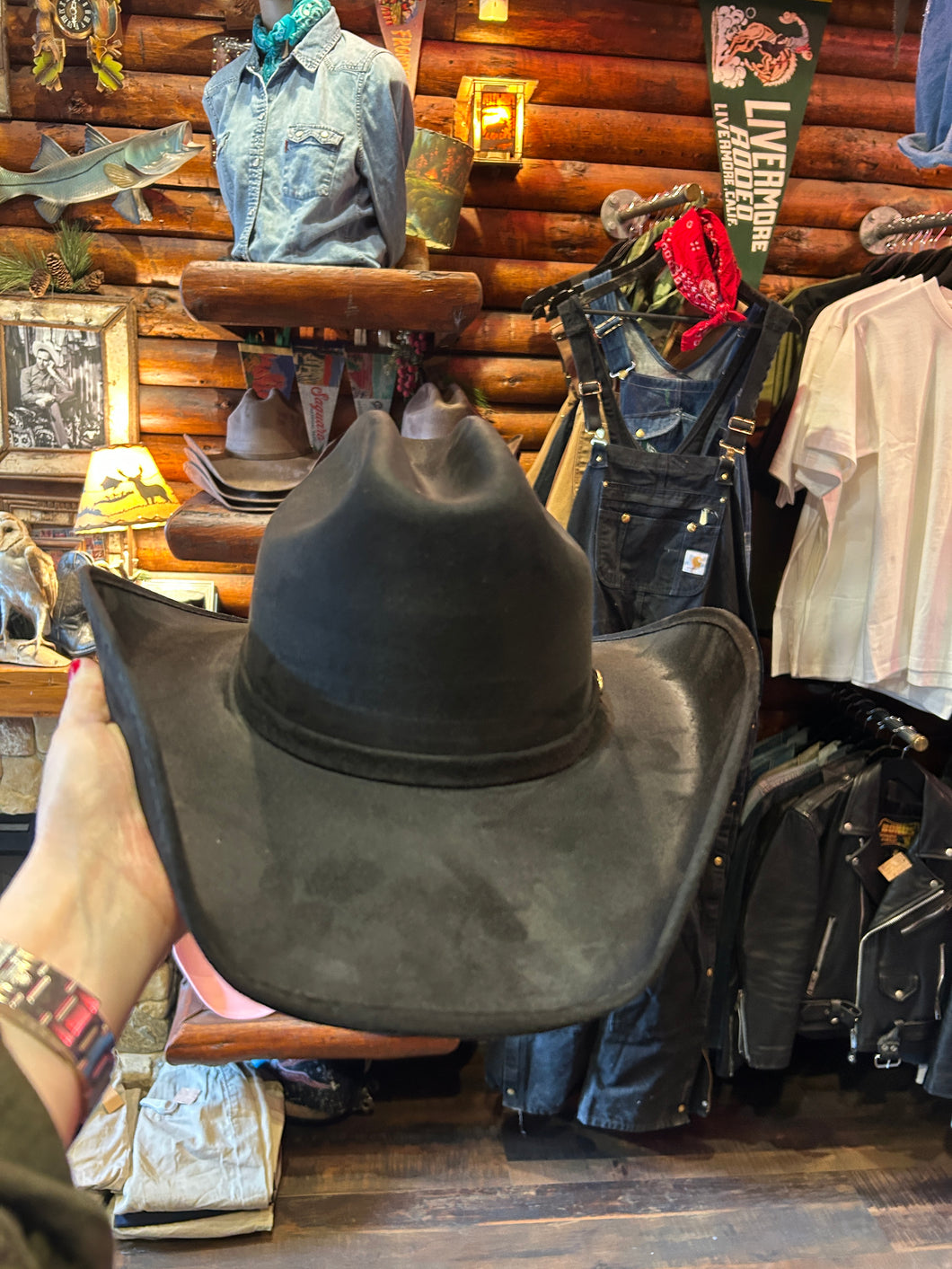 Suede Feel Cowboy Hat, Washington